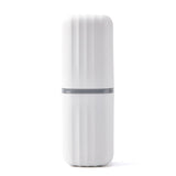 Juego de vasos portátiles para cepillos de dientes de viaje 