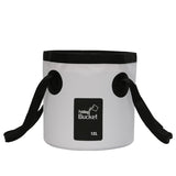 Seau de pêche pliable 