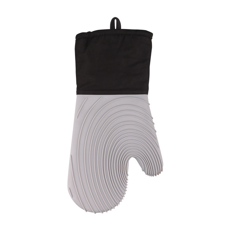 Guante de horno de silicona suave acanalado 