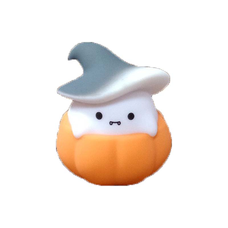 Jolie veilleuse citrouille sorcière 