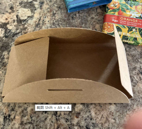 Emballage de bonbons personnalisé en papier kraft 
