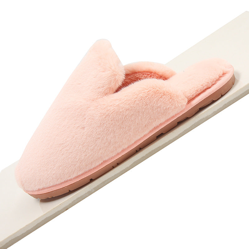 Womens Anti-slip Furry Slippers