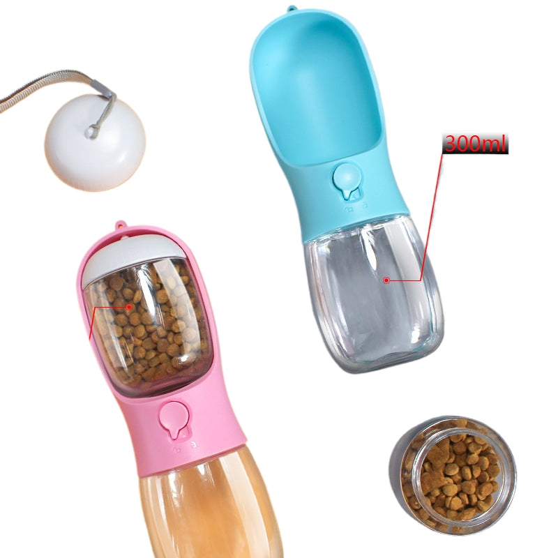 Bouteille d'eau portable avec récipient pour aliments 