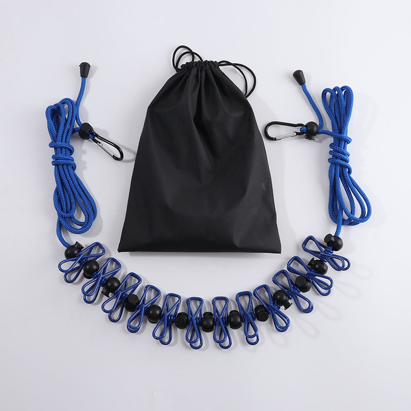 Corde à linge rétractable portable pour Trav 
