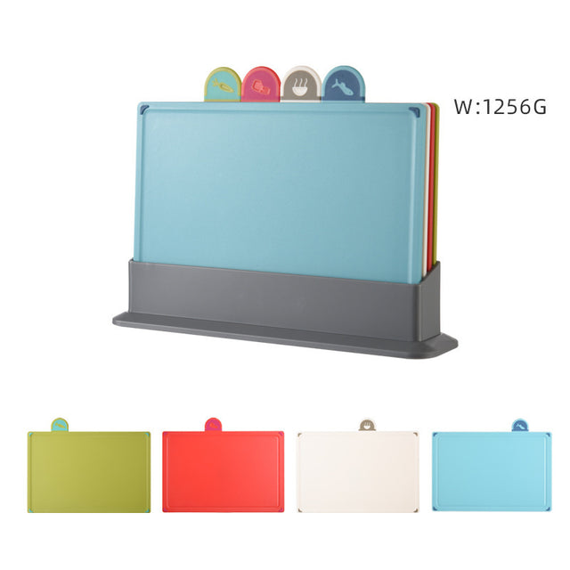 4-pieces Plastic Cutting Boards
