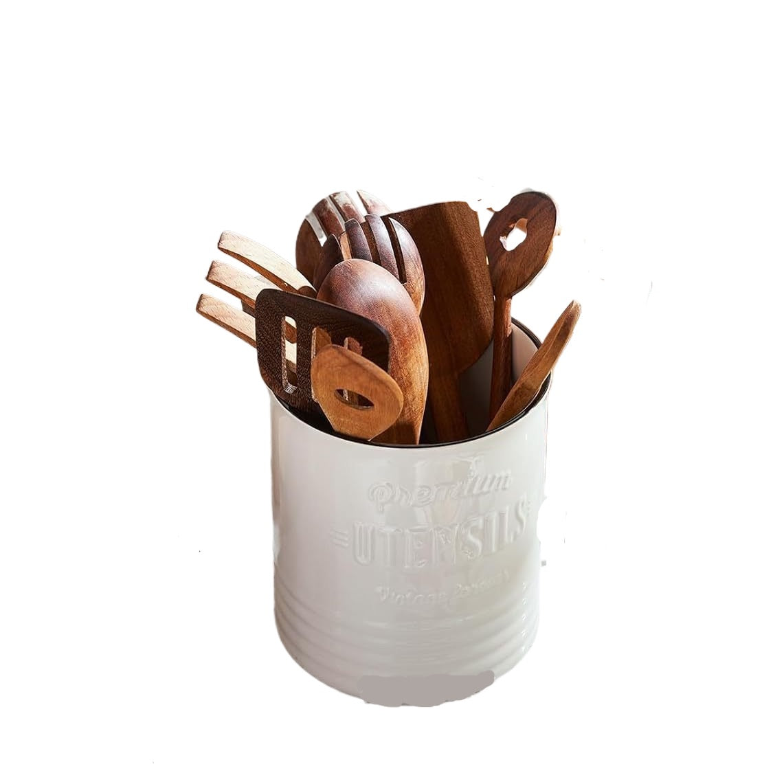 Grand porte-ustensiles de cuisine en céramique 