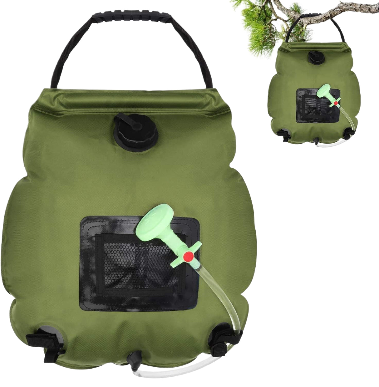 5 Gal/20l Solar Heating Camping Shower Ba