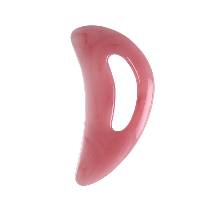 Herramienta de masaje Gua Sha con mango 