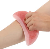 Herramienta de masaje Gua Sha con mango 