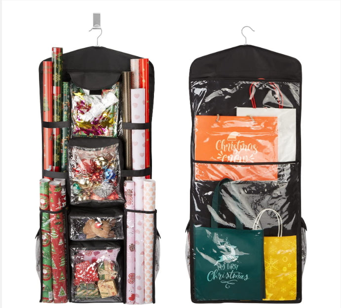 Porte-rouleau de papier cadeau suspendu 