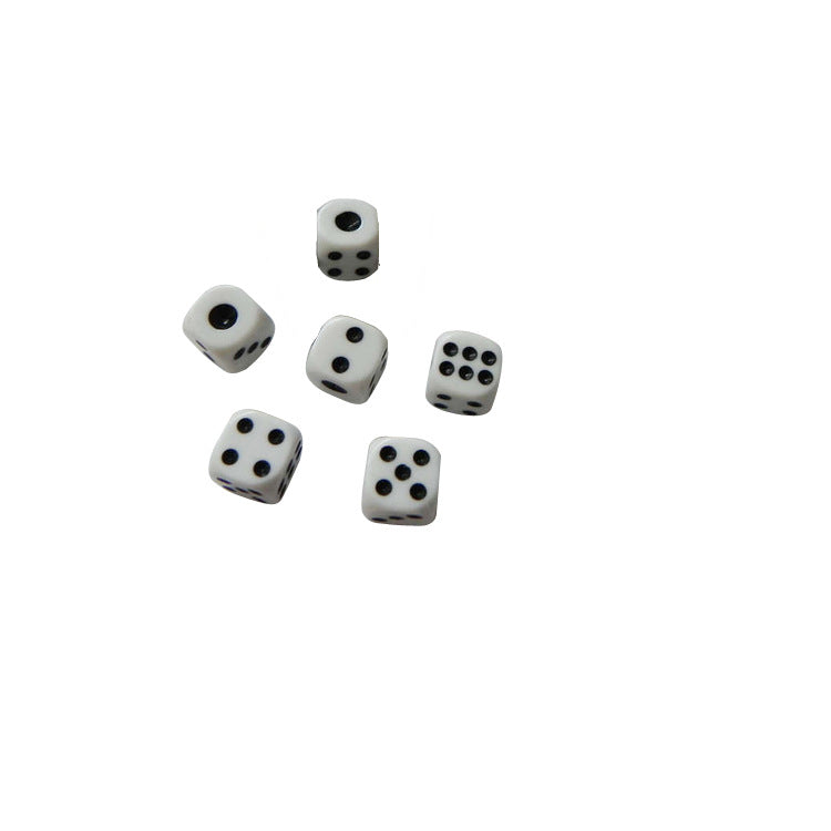 Dés cubiques à 6 faces de 16 mm 