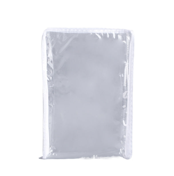 Sac de rangement transparent à fermeture éclair 