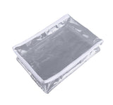 Sac de rangement transparent à fermeture éclair 