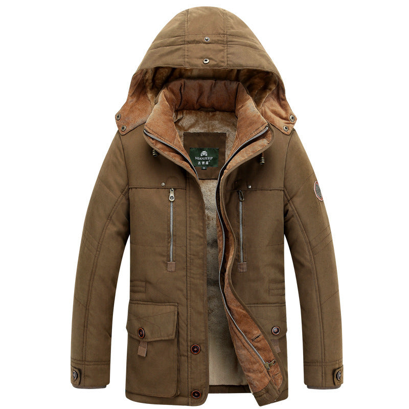 Veste isolante à capuche 