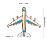 Épingles à revers en forme d'avion et de navire 