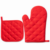 Kitchen Oven Mitts & Pot Holder Set
