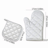 Kitchen Oven Mitts & Pot Holder Set