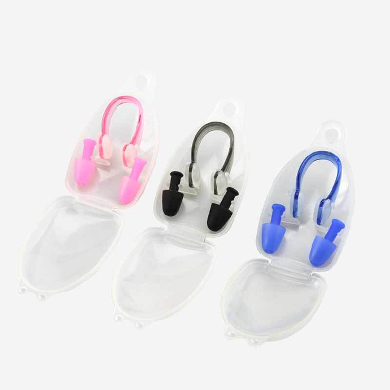 Swimming Earplugs With Nose Clip