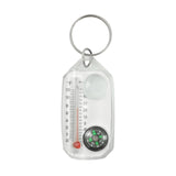 Porte-clés Boussole/thermomètre Loupe 