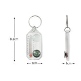Porte-clés Boussole/thermomètre Loupe 
