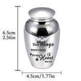 Mini urne funéraire en métal 