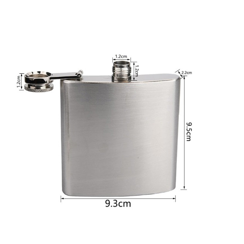 Stainless Steel 6oz Flask Gift Set