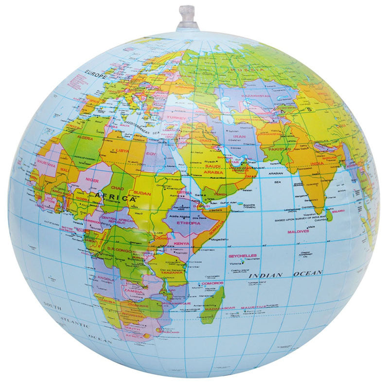 Ballon de plage Globe de 16 pouces 