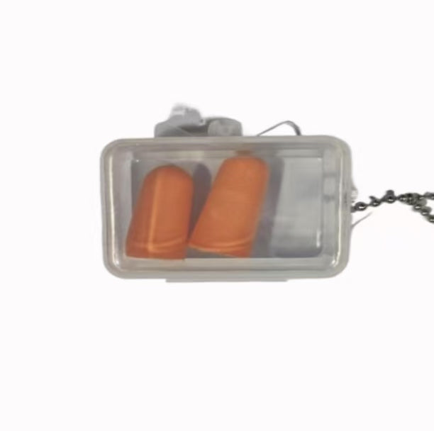 Soft Foam Ear Plug With Keychain