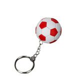 Llavero de fútbol de aleación de zinc - Regalo creativo 