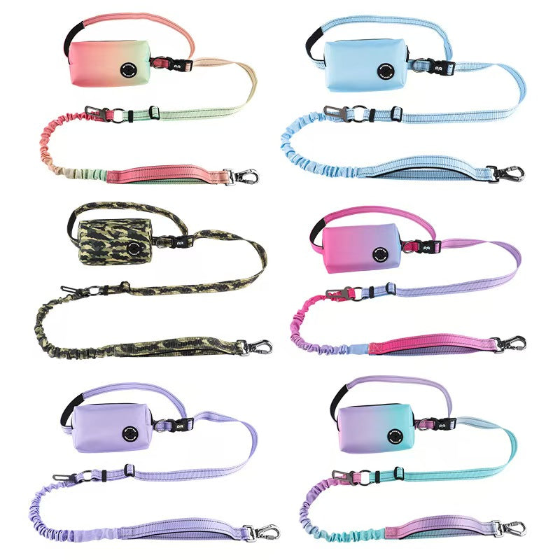 Polyester Multi-functional Bag With Pet Leash - Anti-pull