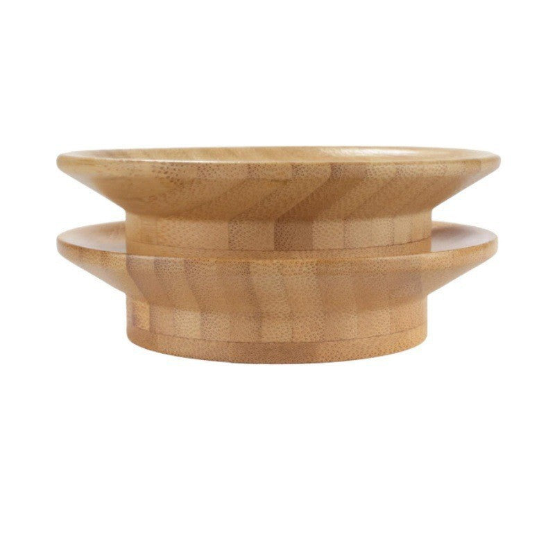 Bamboo And Wood Anti-splash Red Wine Glass Lid