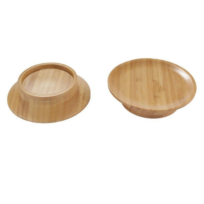 Bamboo And Wood Anti-splash Red Wine Glass Lid