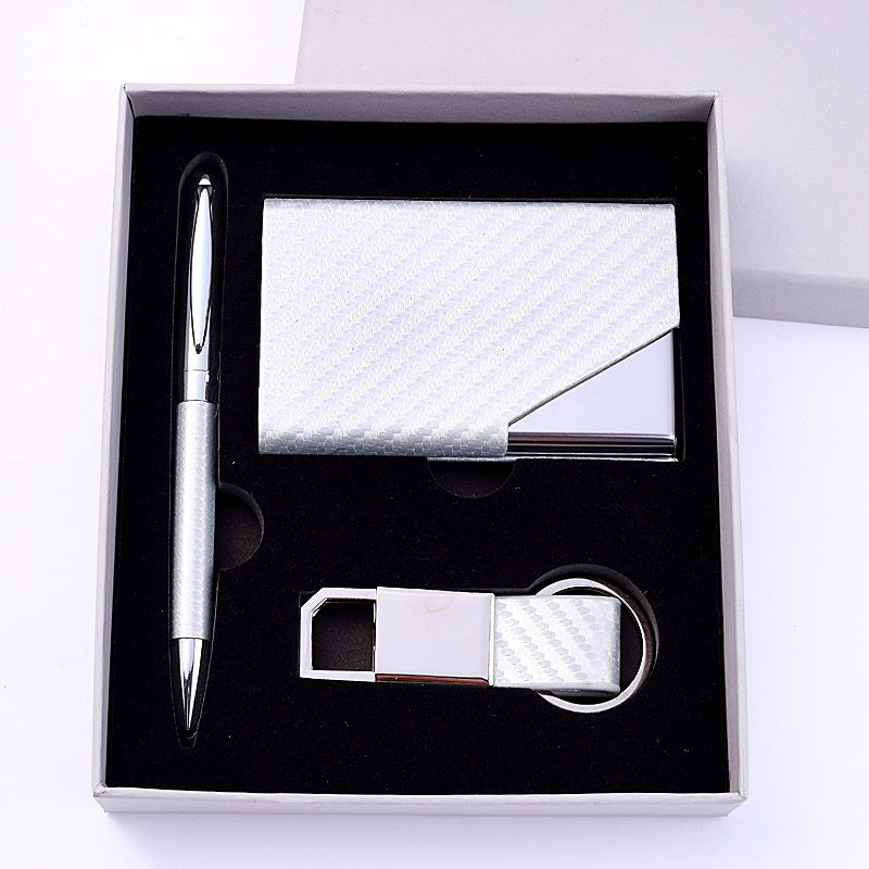 Practical Gift Set - Keychain&card Case&ballpoint Pen