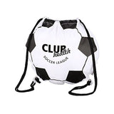 Sac à dos à cordon de serrage avec ballon de football 