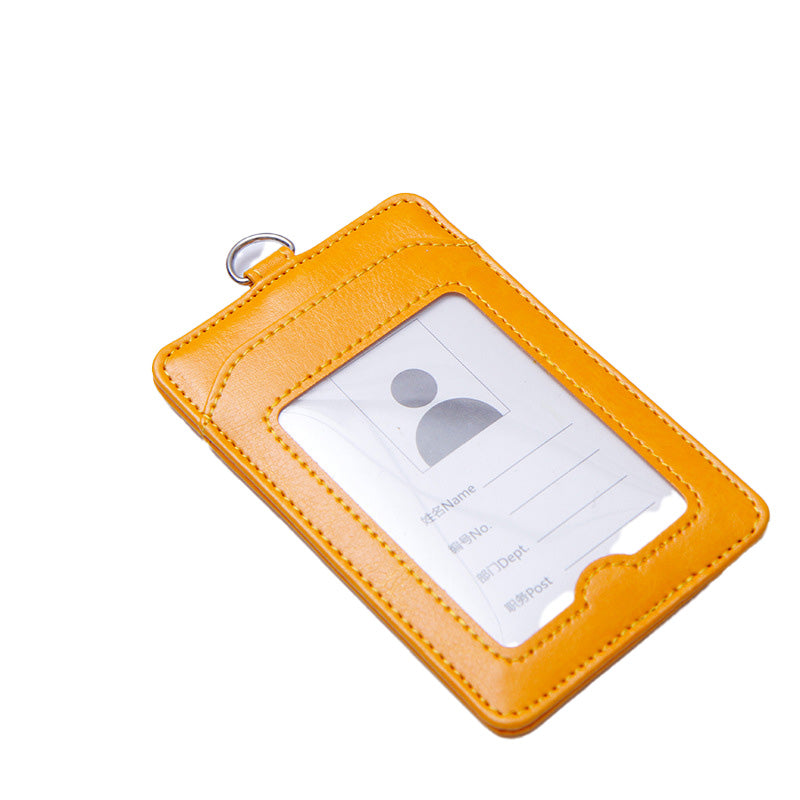Leather Employee Id Card Holder