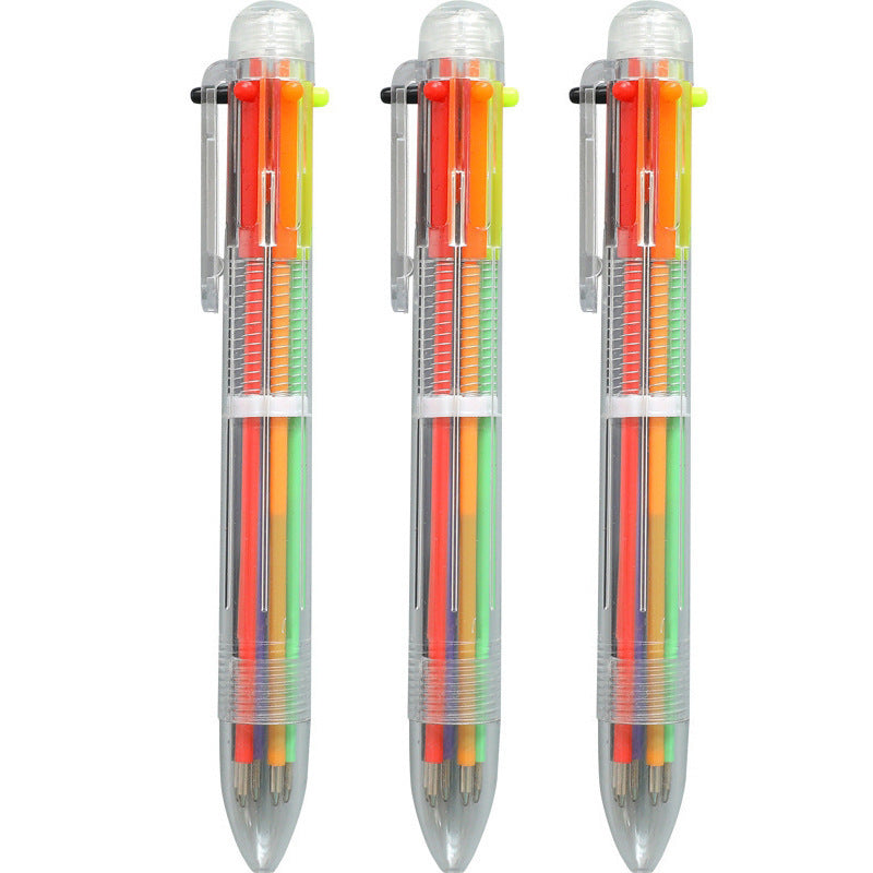 6-in-1 Multi-color Ballpoint Pen