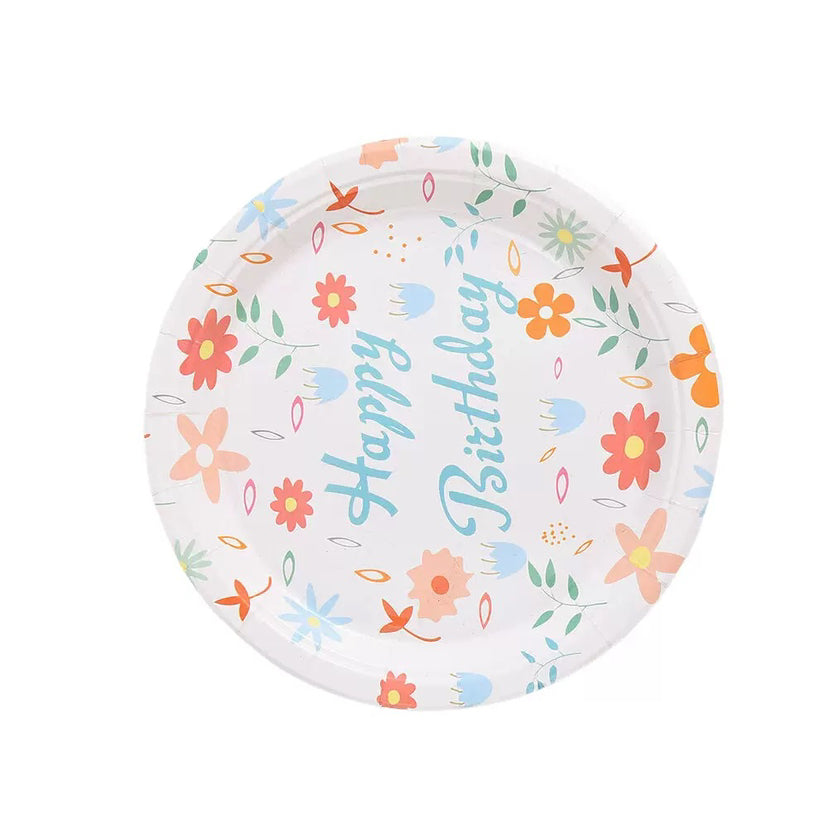 Assiette en carton jetable personnalisable 