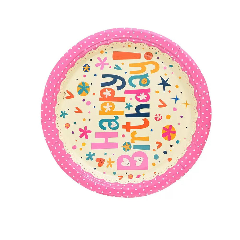 Assiette en carton jetable personnalisable 