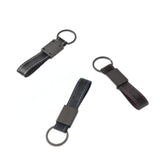 Zinc Alloy Leather Keychain