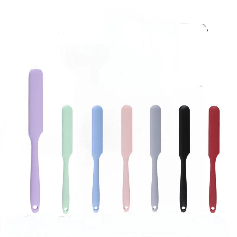 Juego de espátulas de silicona de tres colores 