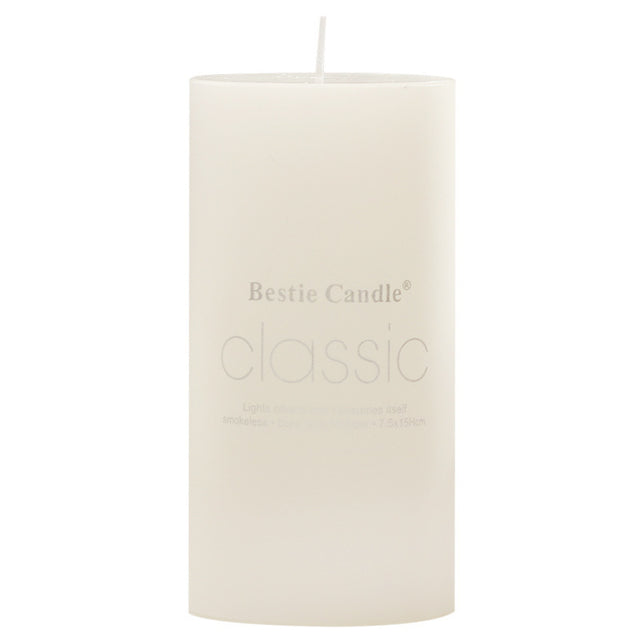 Pure White Smokeless Candle