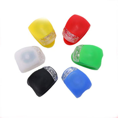 Frog-shaped Silicone Bicycle Lights (2-pack) For Outdoor Cycling