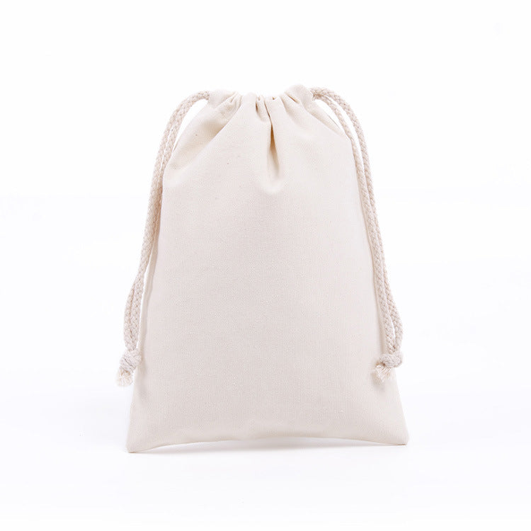 Cotton Drawstring Cinch Bag