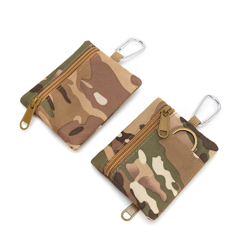 Mini monedero para exteriores con gancho