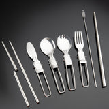 6-piece Foldable Cutlery Set