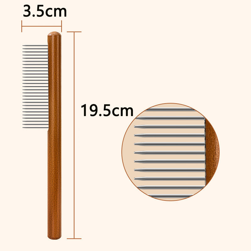 Pet Comb With Wooden