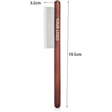 Wooden & Metal Pet Comb
