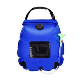 Bolsa de ducha solar portátil para acampar al aire libre de 20 l 