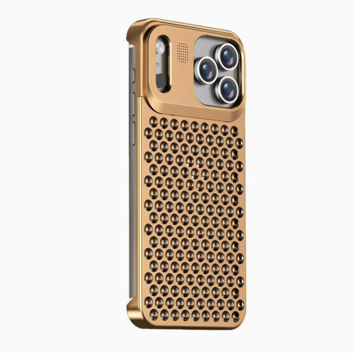 Aromatherapy Aluminum Alloy Cooling Phone Case