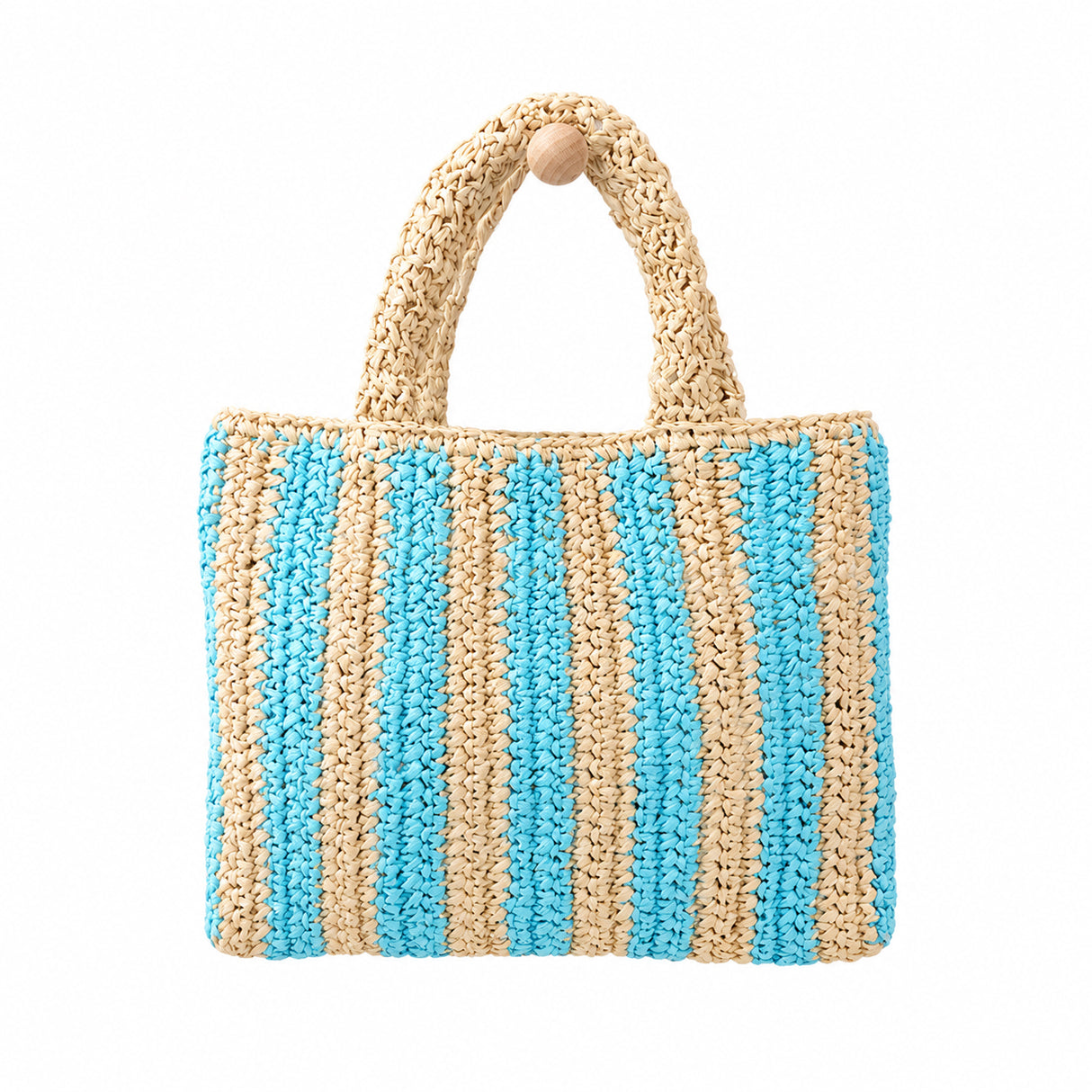 Handcrafted Straw Tote Rummy Game Set